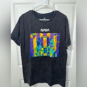 NASA Graphic Black T-Shirt